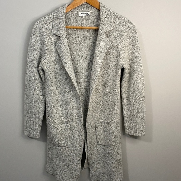 Monteau Gray Open-Front Blazer - Picture 1 of 7